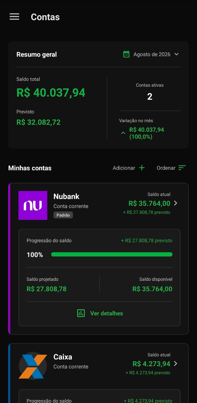 App Contas