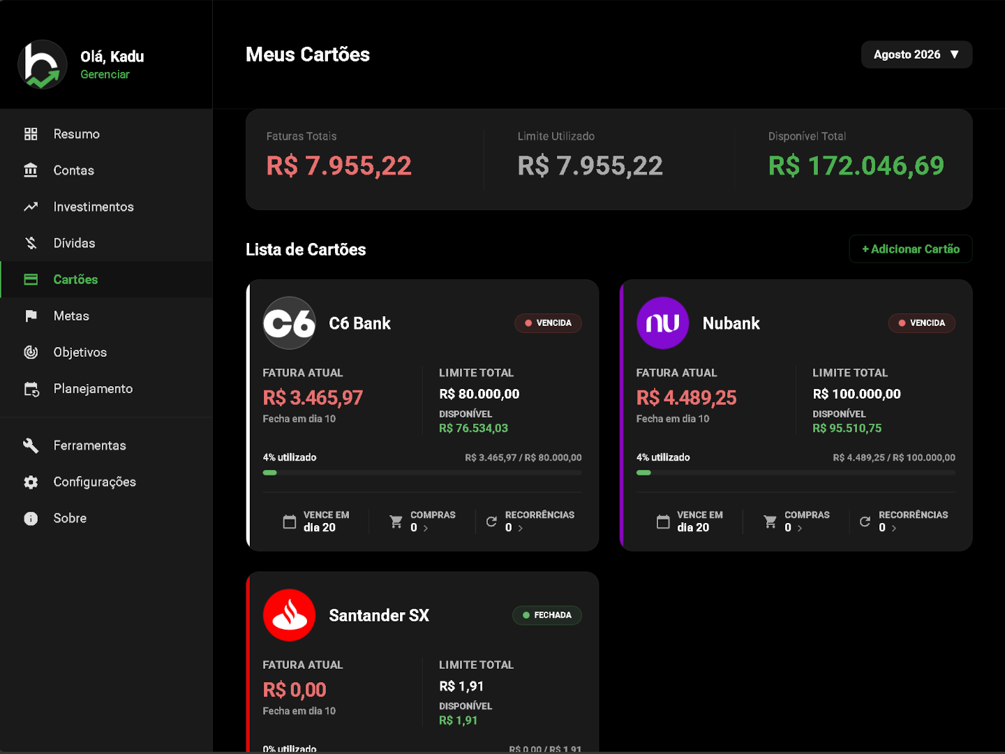 Web Cartões